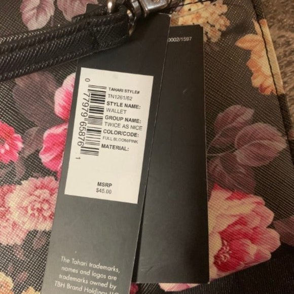 Tahari Flower‎ Print Crossbody NWT - Picture 6 of 6